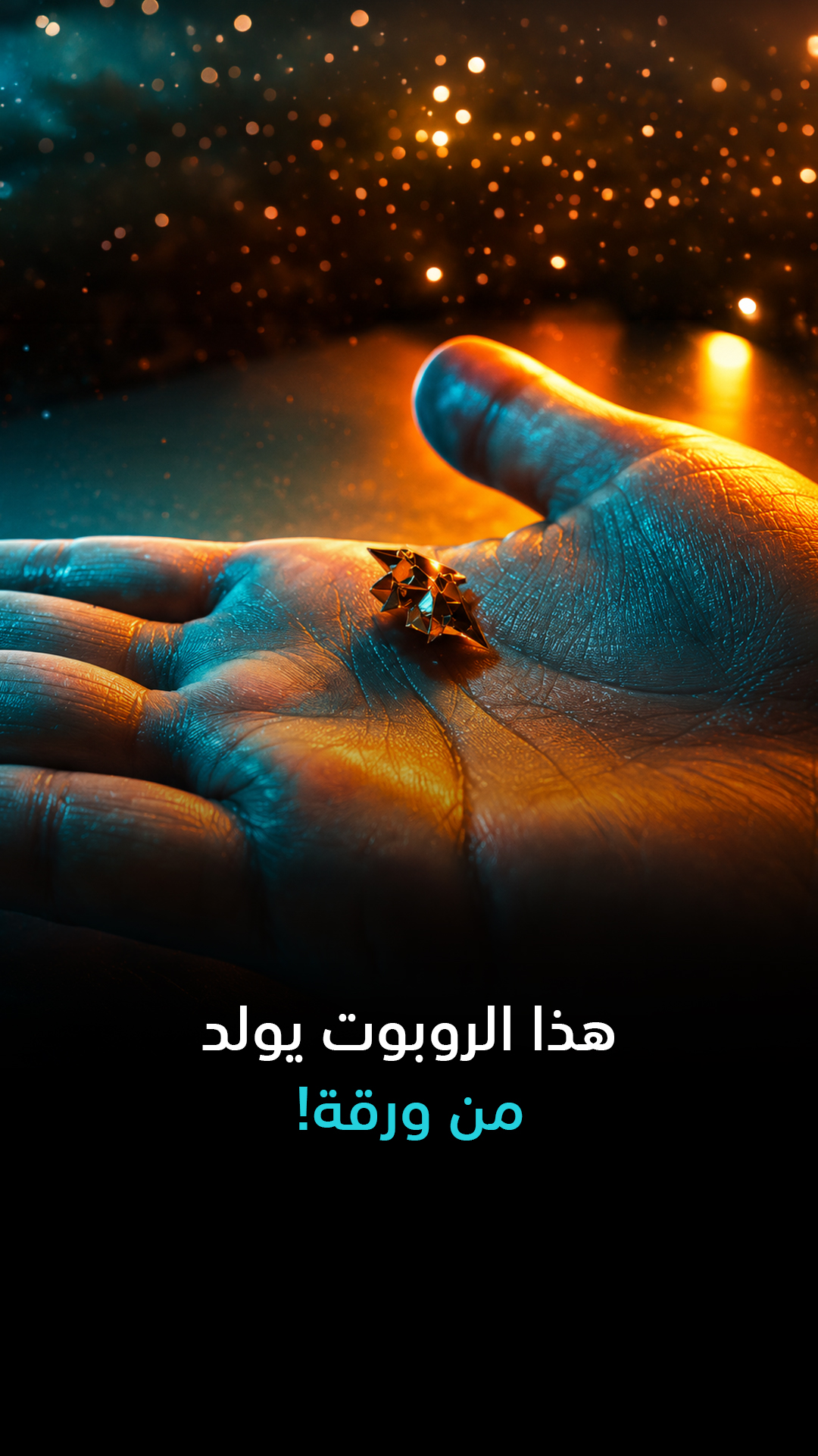 هذا الروبوت يولد من ورقة... ثم يختفي بعد انتهاء مهمته