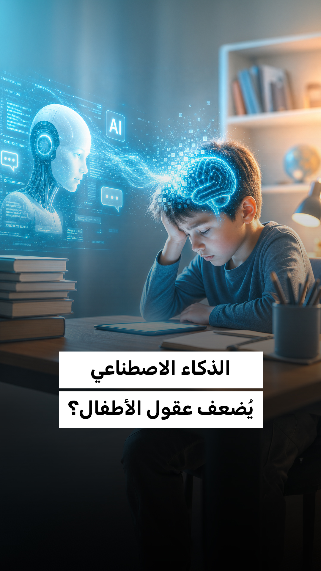 الذكاء الاصطناعي يضعف عقول الأطفال!