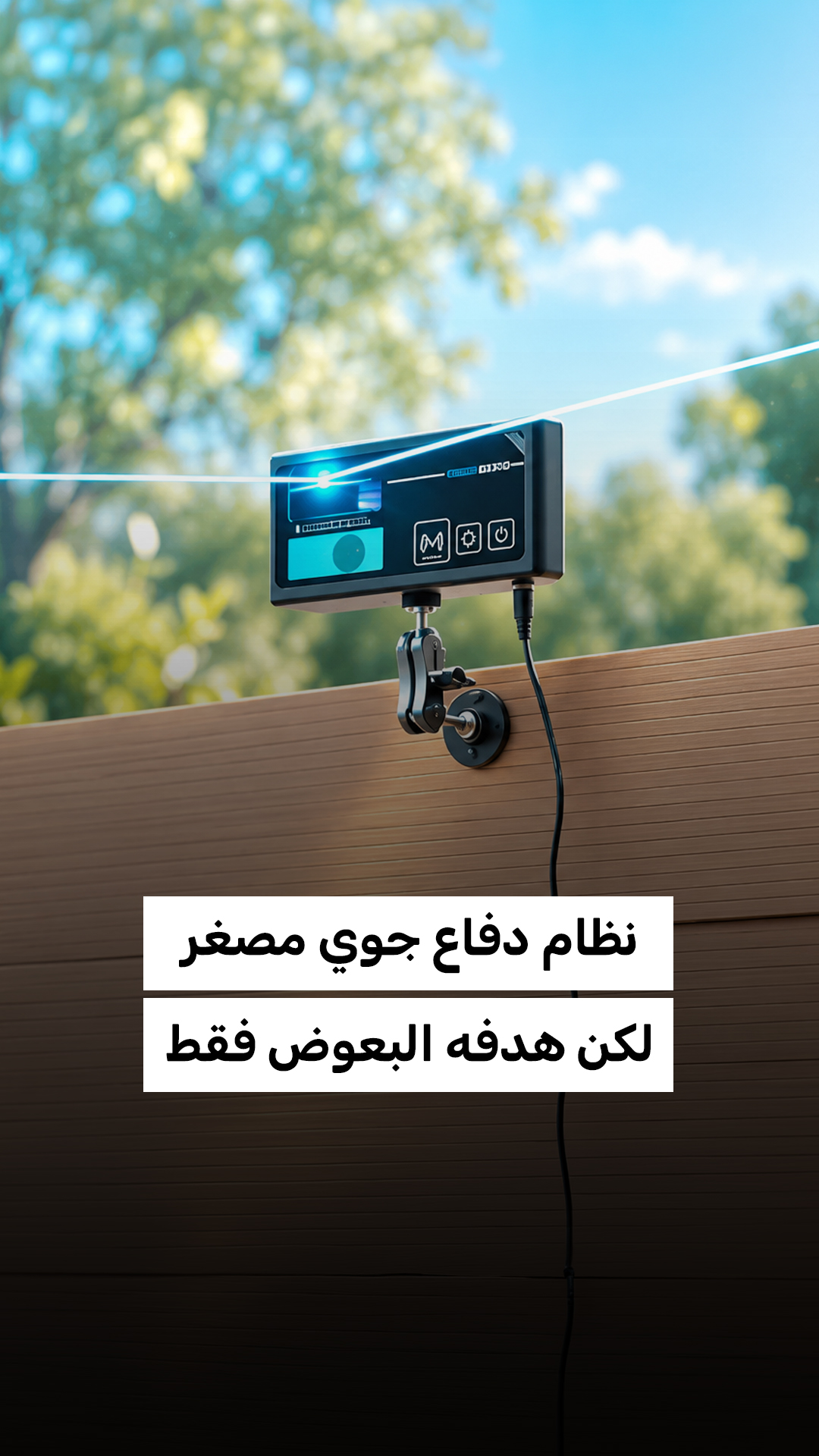 أحدهم صنع نظام دفاع بالليزر مخصصاً للبعوض
