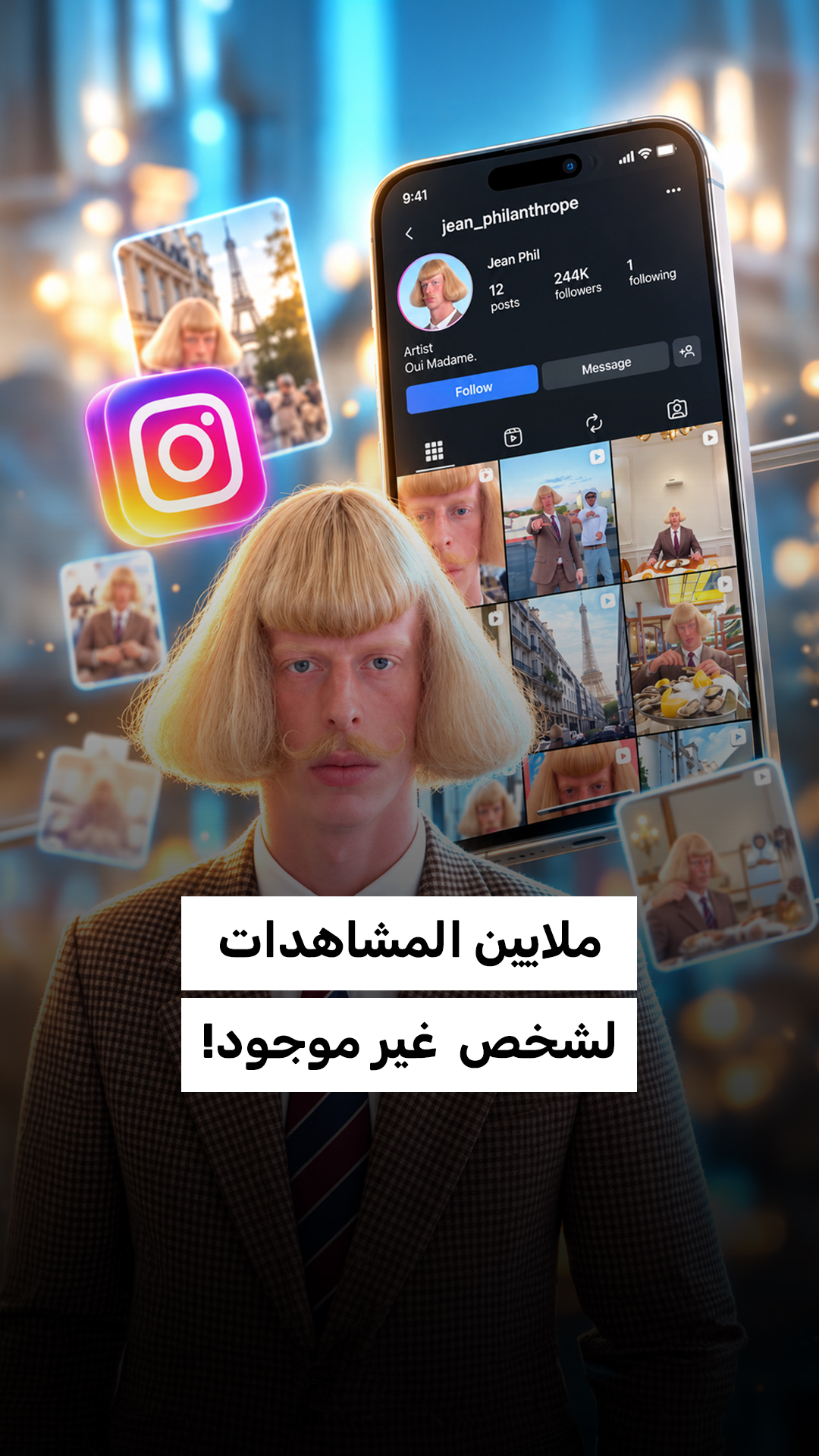ملايين المشاهدات لشخص غير موجود أصلًا!