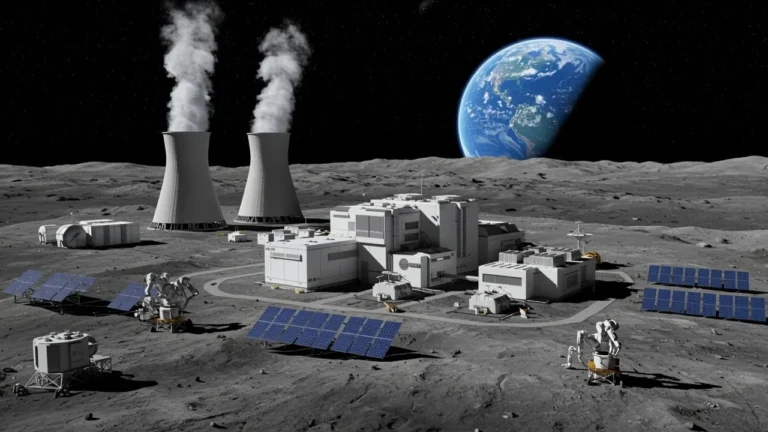 Russia moon's nuclear plant