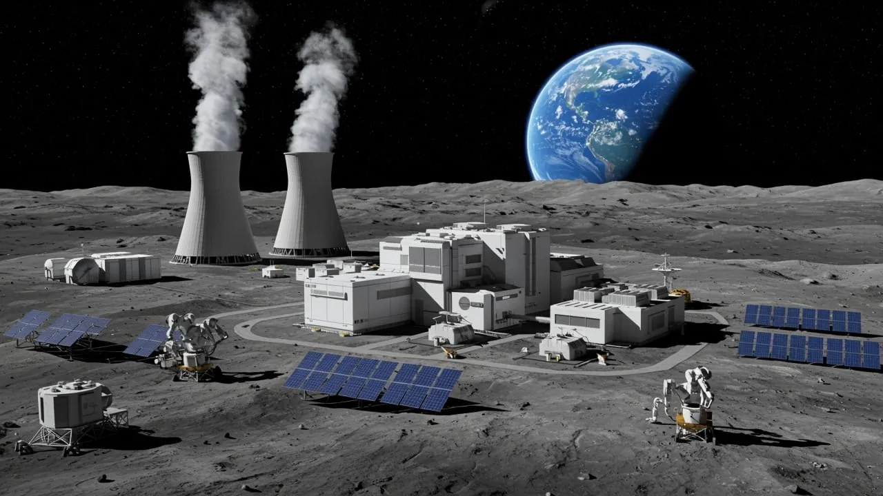 Russia moon's nuclear plant