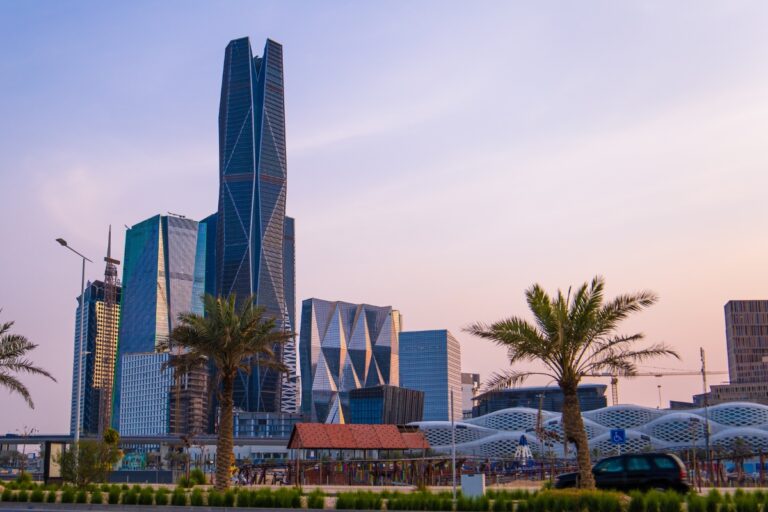 Skyline of Riyadh-Saudi Arabia financial center