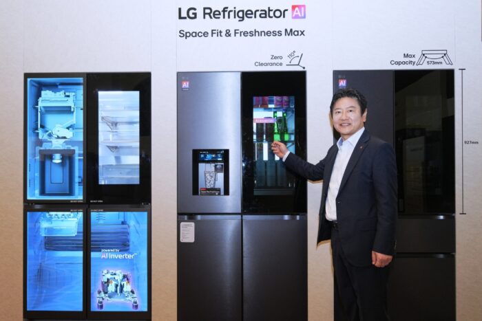 LG AI fridges with InstaView