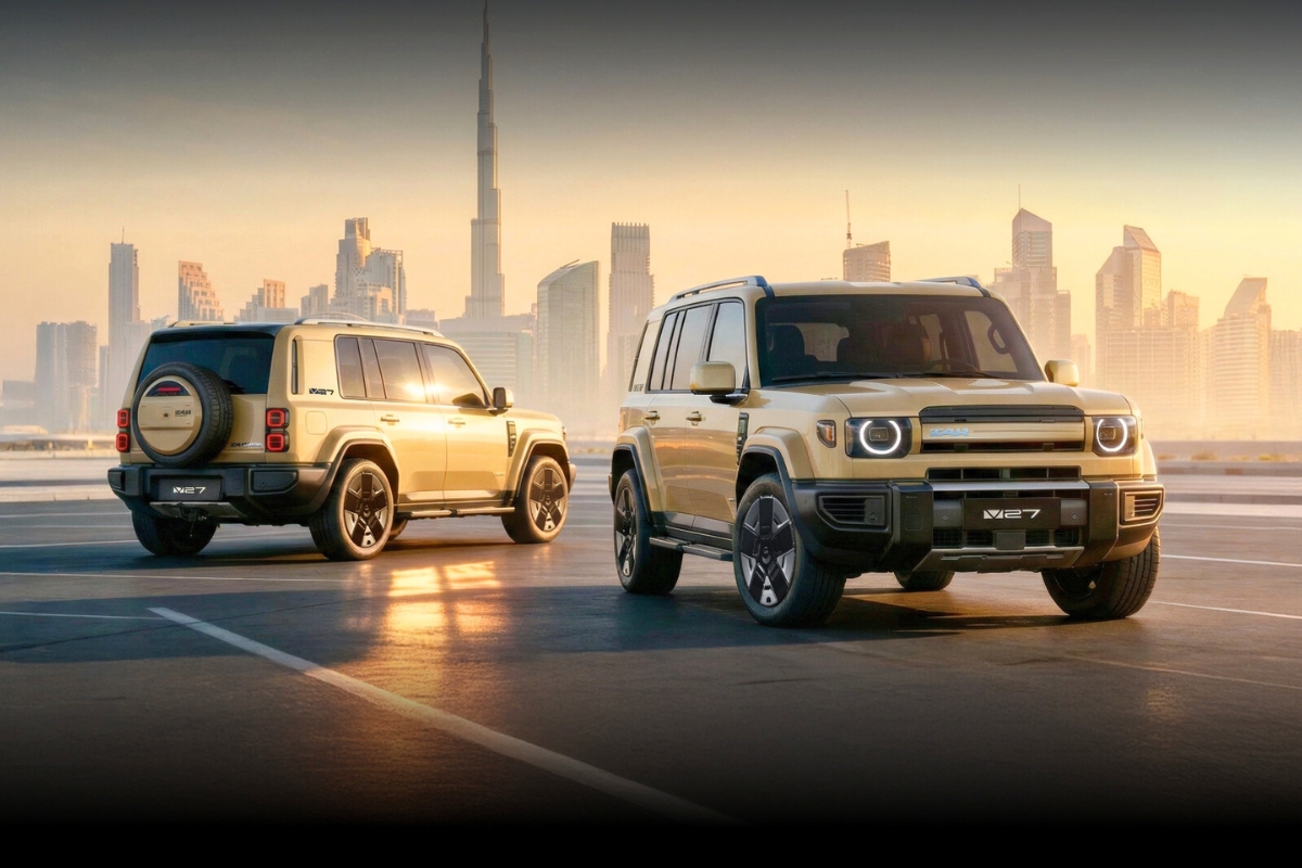 The new iCAUR V27 vehicle